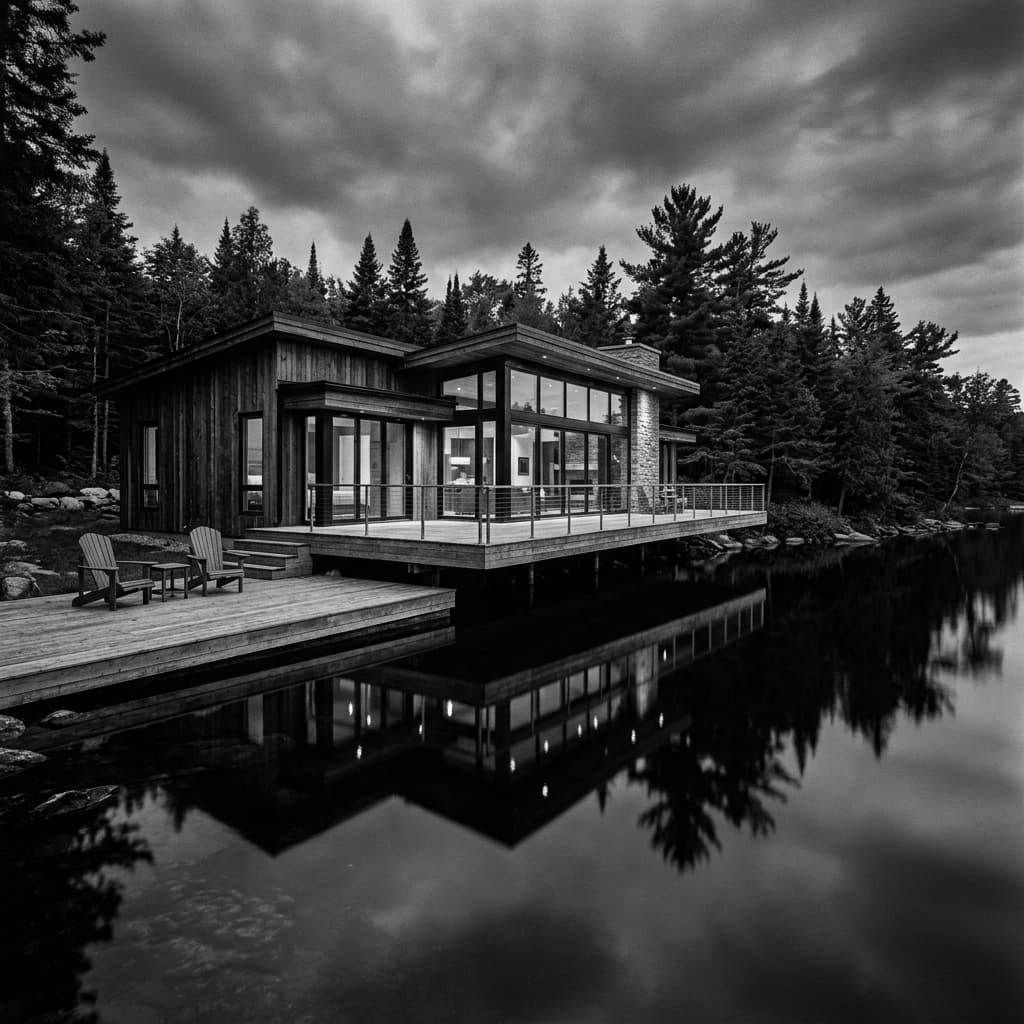 Monochrome living network gathering atmosphere